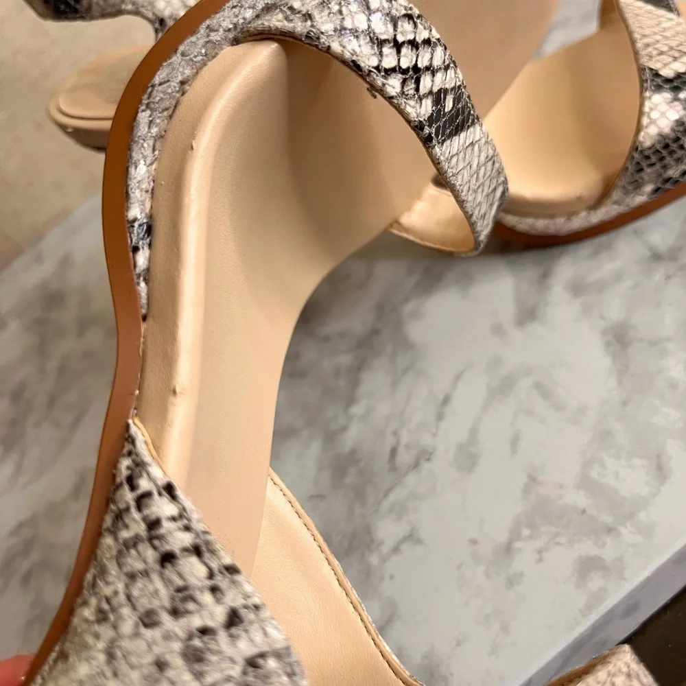 Vince Camuto Snakeskin Patterned Heels